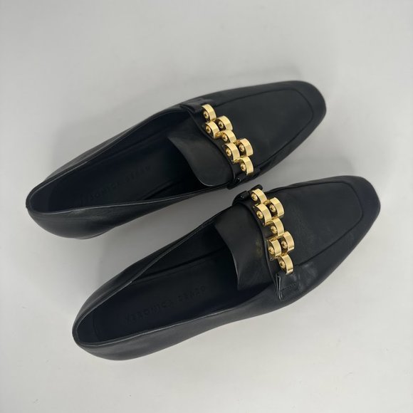 Veronica Beard Alire Loafer Black Leather - Picture 5 of 6